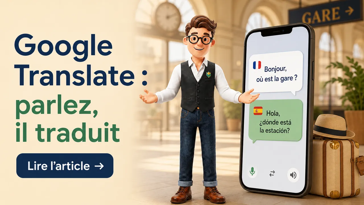 Deux personnes conversent grâce au nouveau mode de traduction en direct de Google Translate