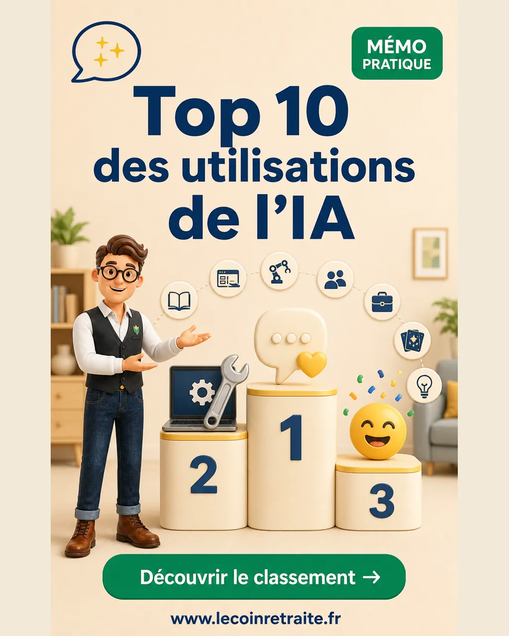 Les dix principales utilisations de l’intelligence artificielle en 2026