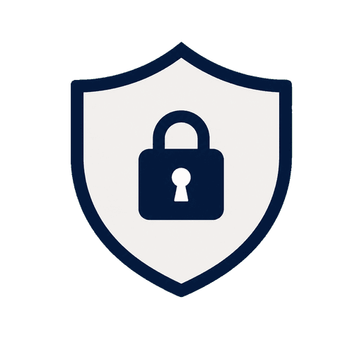 Icône protection numérique