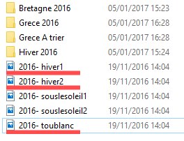Comment sélectionner plusieurs photos
