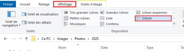 détail photos classement